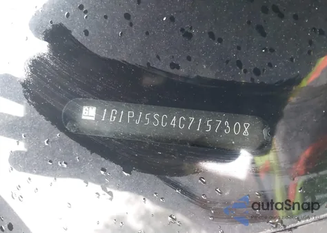 2012 Chevrolet Cruze Eco из США, поврежденный, VIN 1G1PJ5SC4C7157308